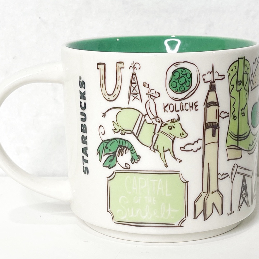 Starbucks Houston Been There Series Across The Globe Collection Coffee Mug Texas - Picture 5 of 7